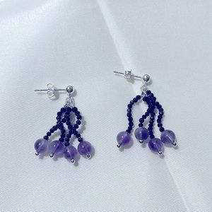 Amethyst earrings